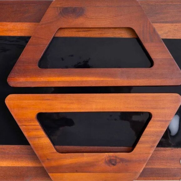 Smart Design Acacia Armrest Tray NIB - Picture 4 of 7